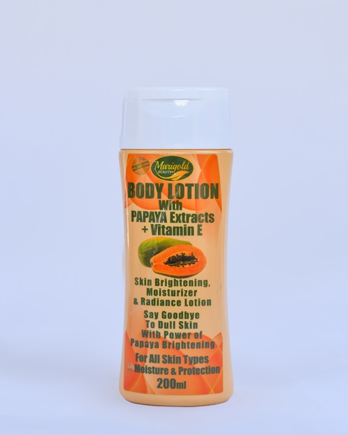 MariGold Body Lotion with Papaya Extracts + Vitamin E – 200ml