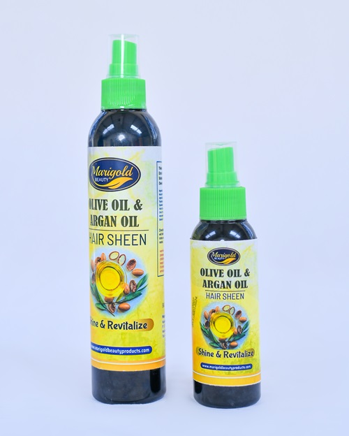 MariGold Olive Oil & Argan Oil Hair Sheen – 125g
