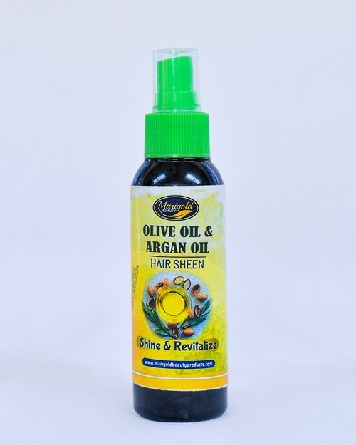 MariGold Olive Oil & Argan Oil Hair Sheen – 125g